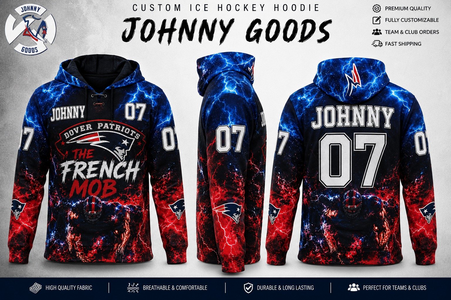 Ice Hockey Hoodies